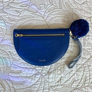 NWT ban.do Comrade Party Clutch in "Azure" Cobalt Blue